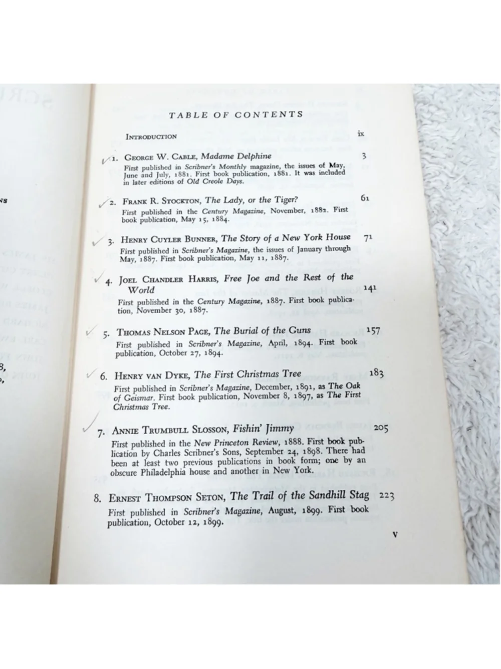 The Scribner Treasury 22 Classic Tales Hardcover Book 1953 Vintage Anthology